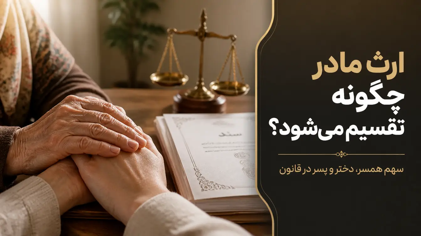 ارث مادر چگونه تقسیم می شود